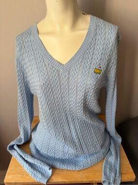 Magnolia Lane Masters Cable Knit Pima Cotton Sweater